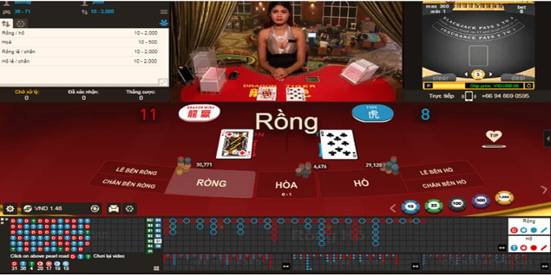 Khám phá sơ lược về Rồng Hổ Online tại cổng game 7Club